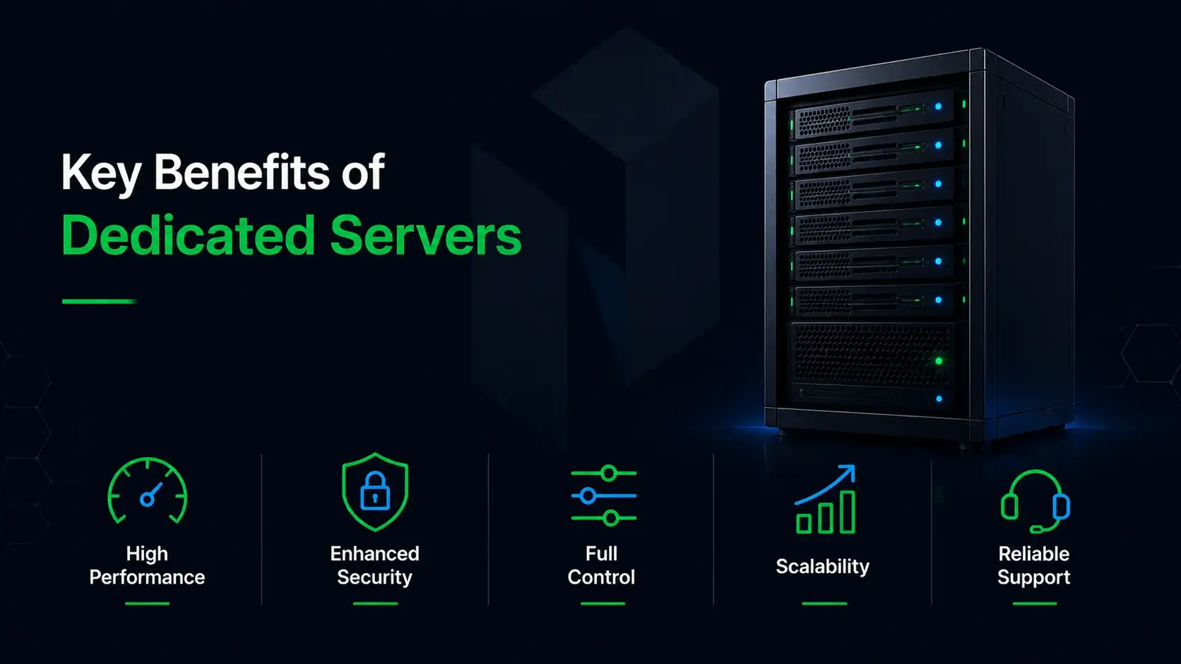 Key benefits of dedicated servers
