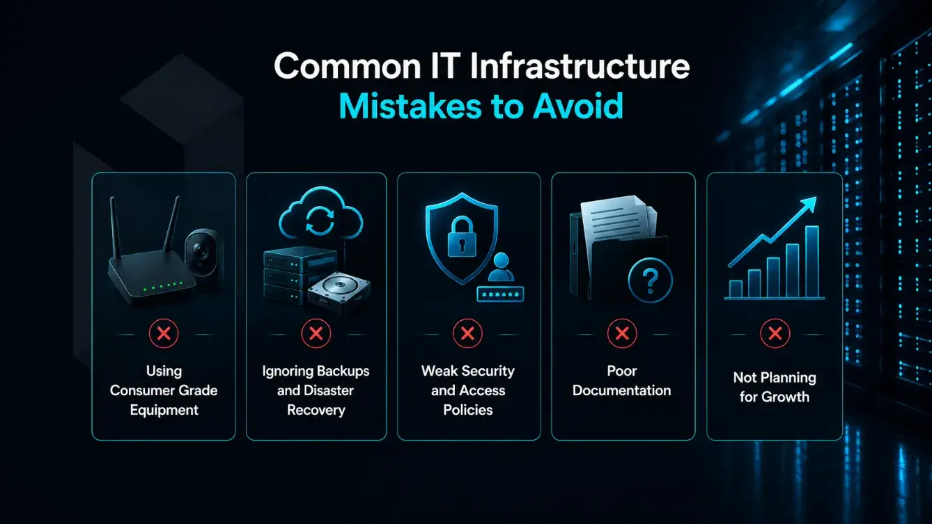 Common IT Infrastructure Mistakes to Avoid