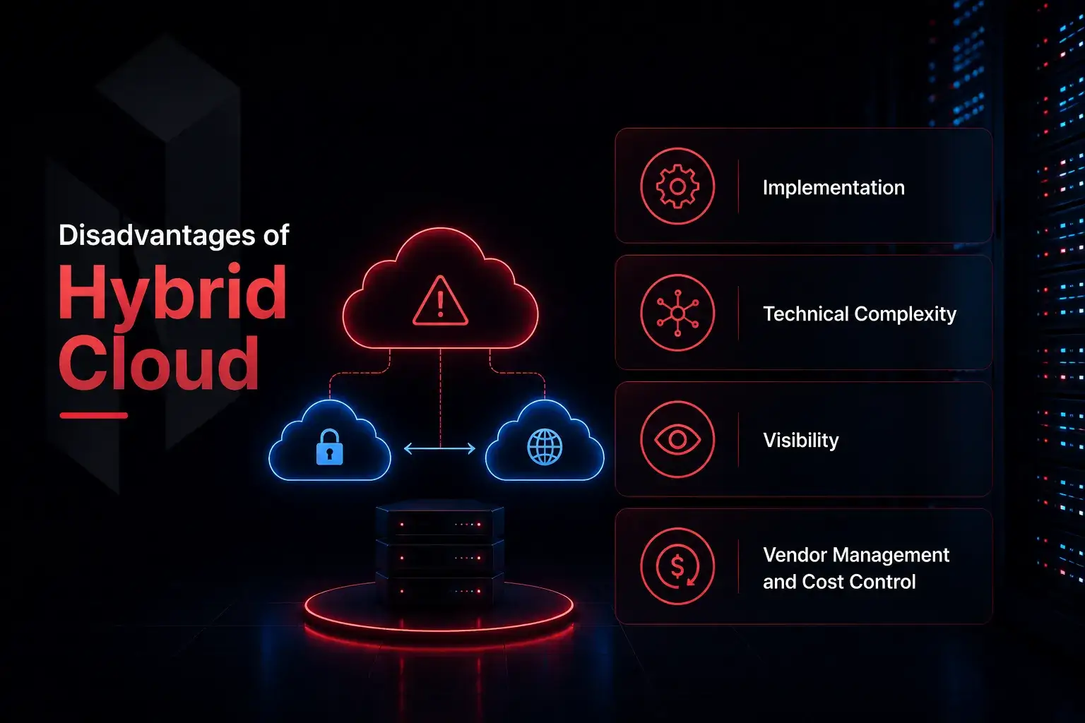 Disadvantages of Hybrid Cloud
