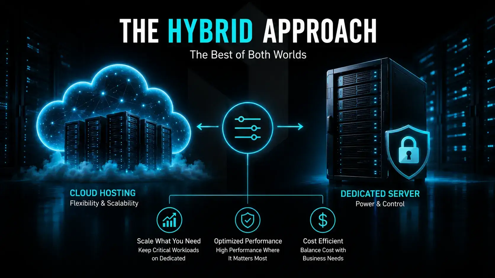 Hybrid Approach Using Cloud and Dedicated Together