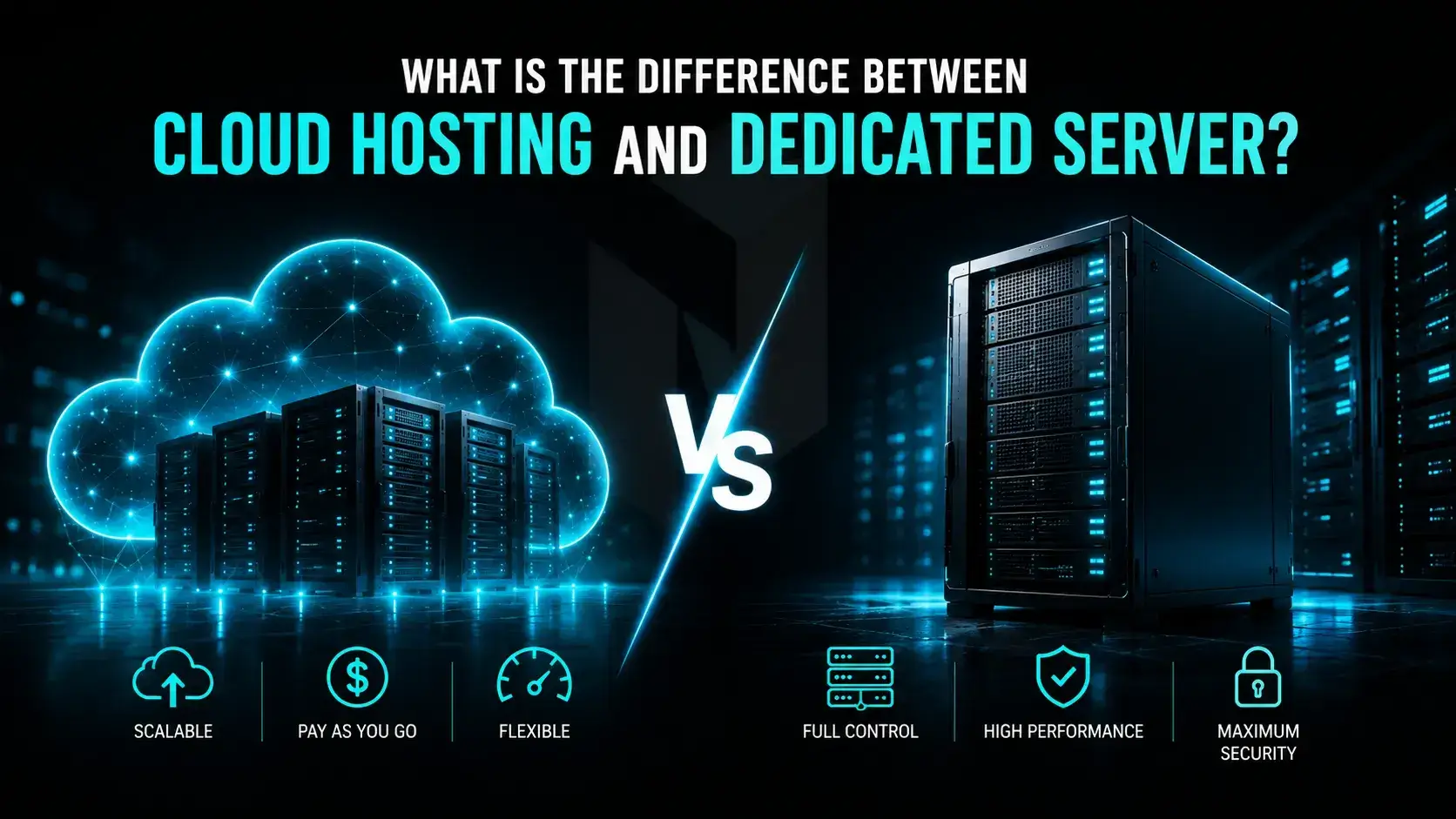 What Is the Difference Between Cloud Hosting and Dedicated Server