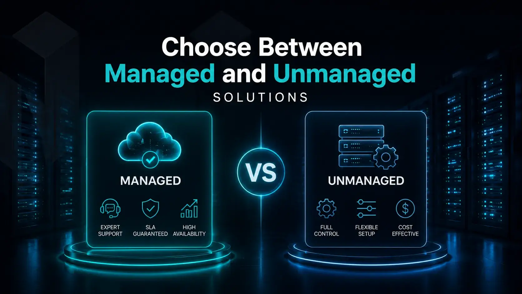 Managed dedicated servers