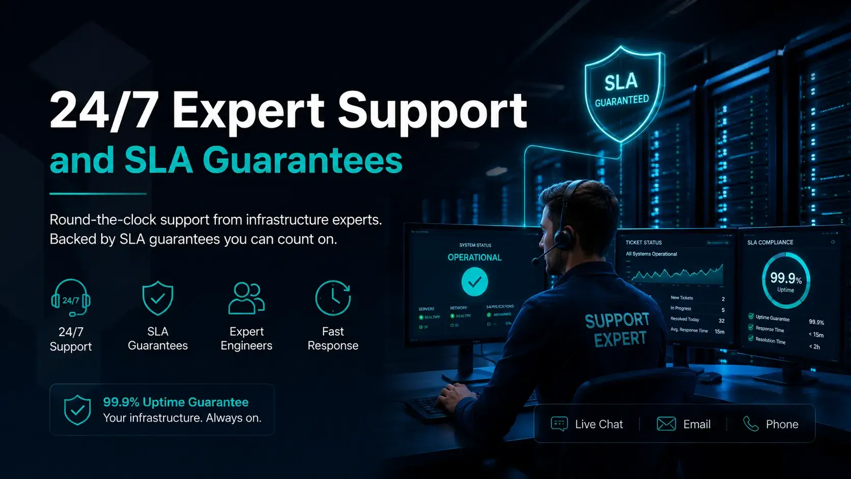 24/7 technical assistance