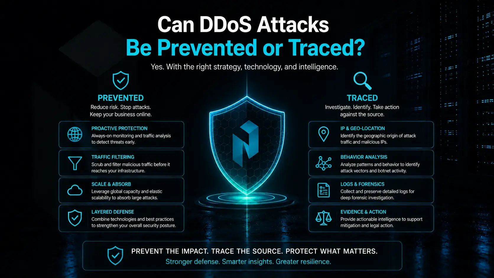 Can DDoS Attacks Be Prevented or Traced