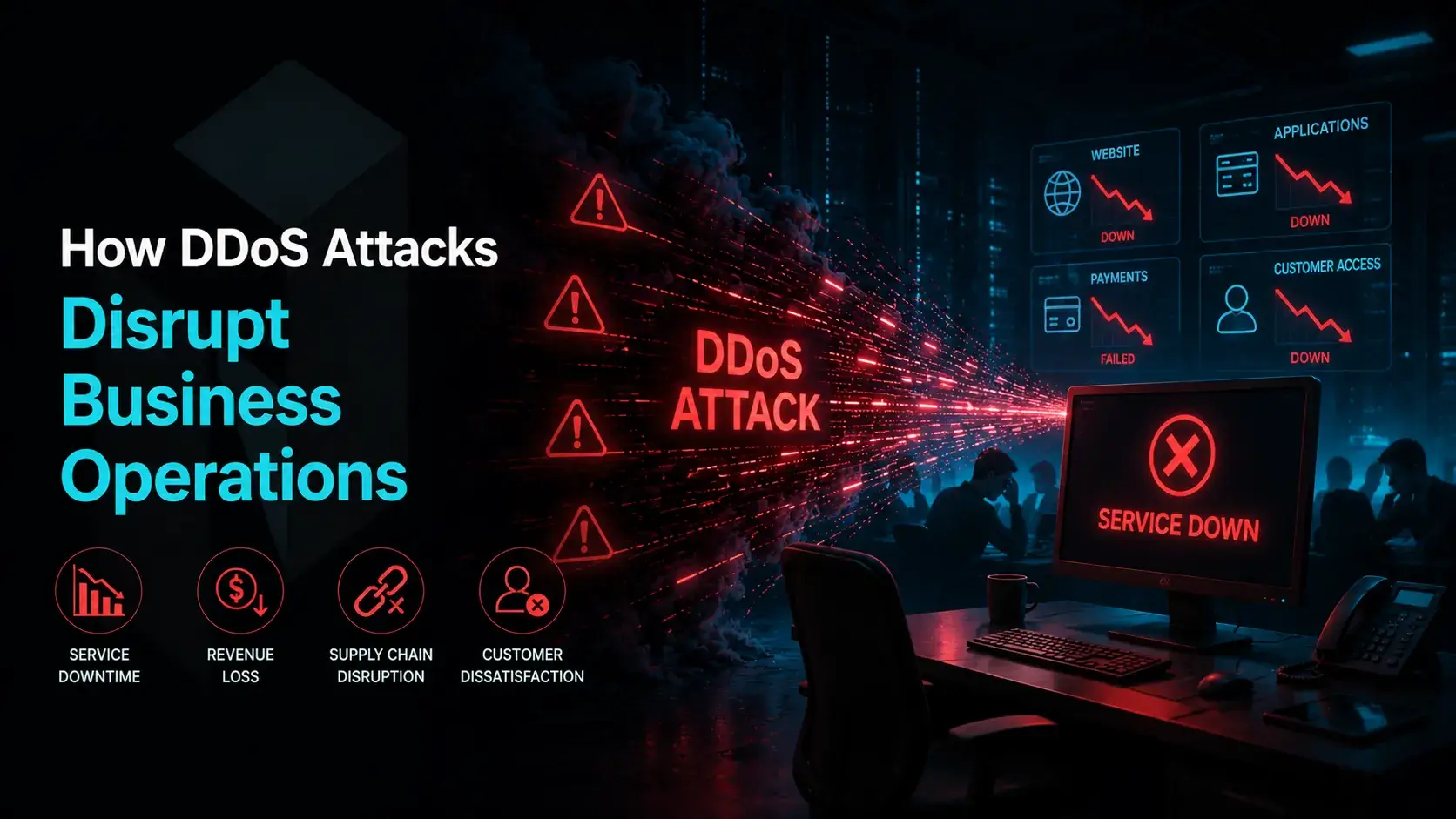 How DDoS Attacks Disrupt Business Operations