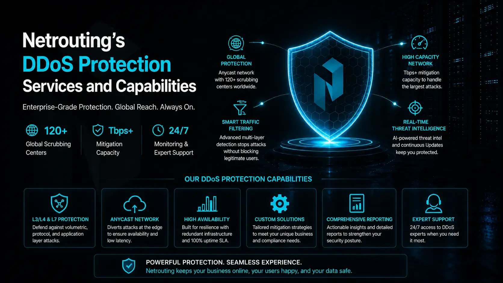 Netrouting’s DDoS Protection Services and Capabilities