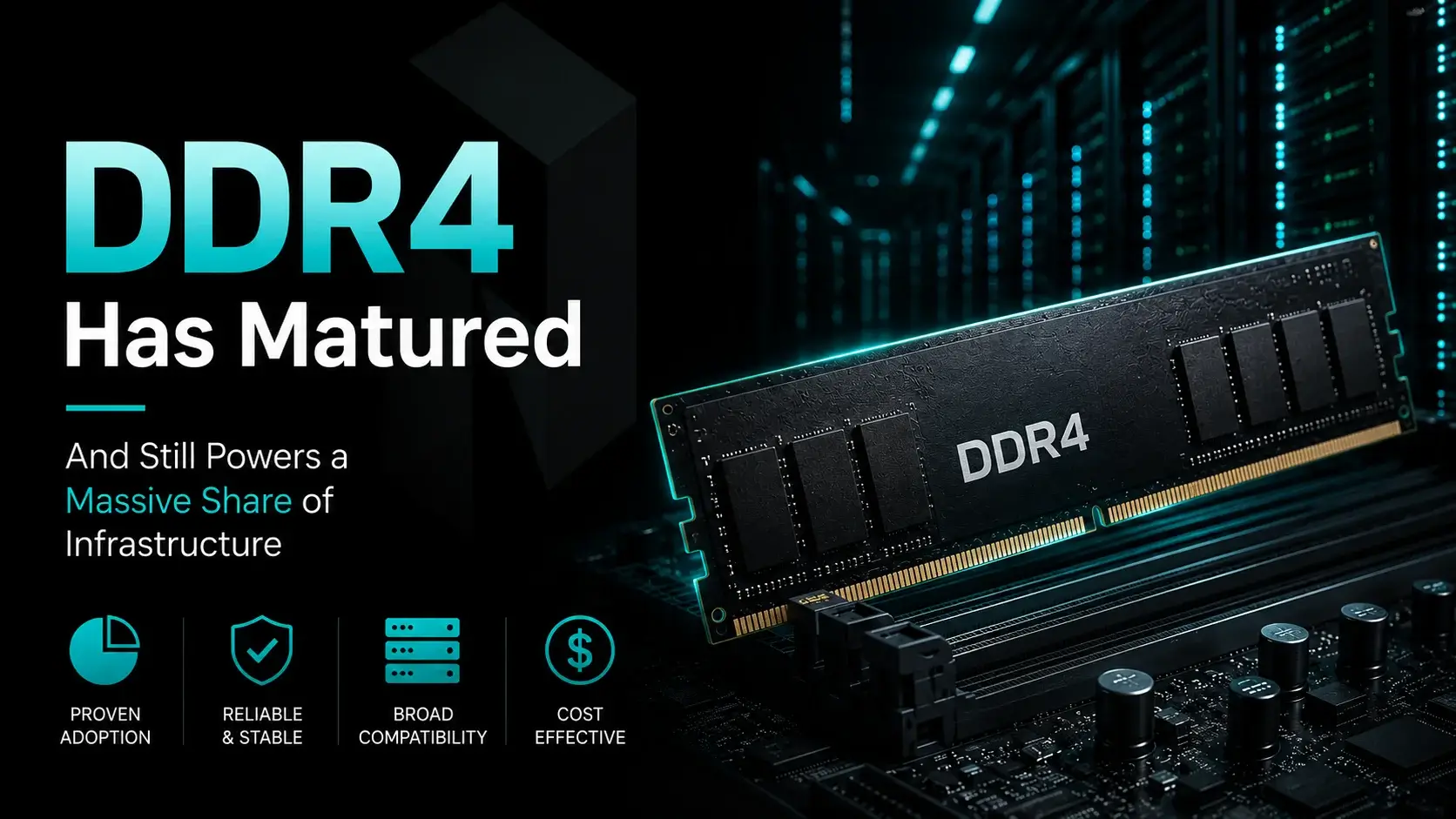 DDR4 Has Matured - And Still Powers a Massive Share of Infrastructure