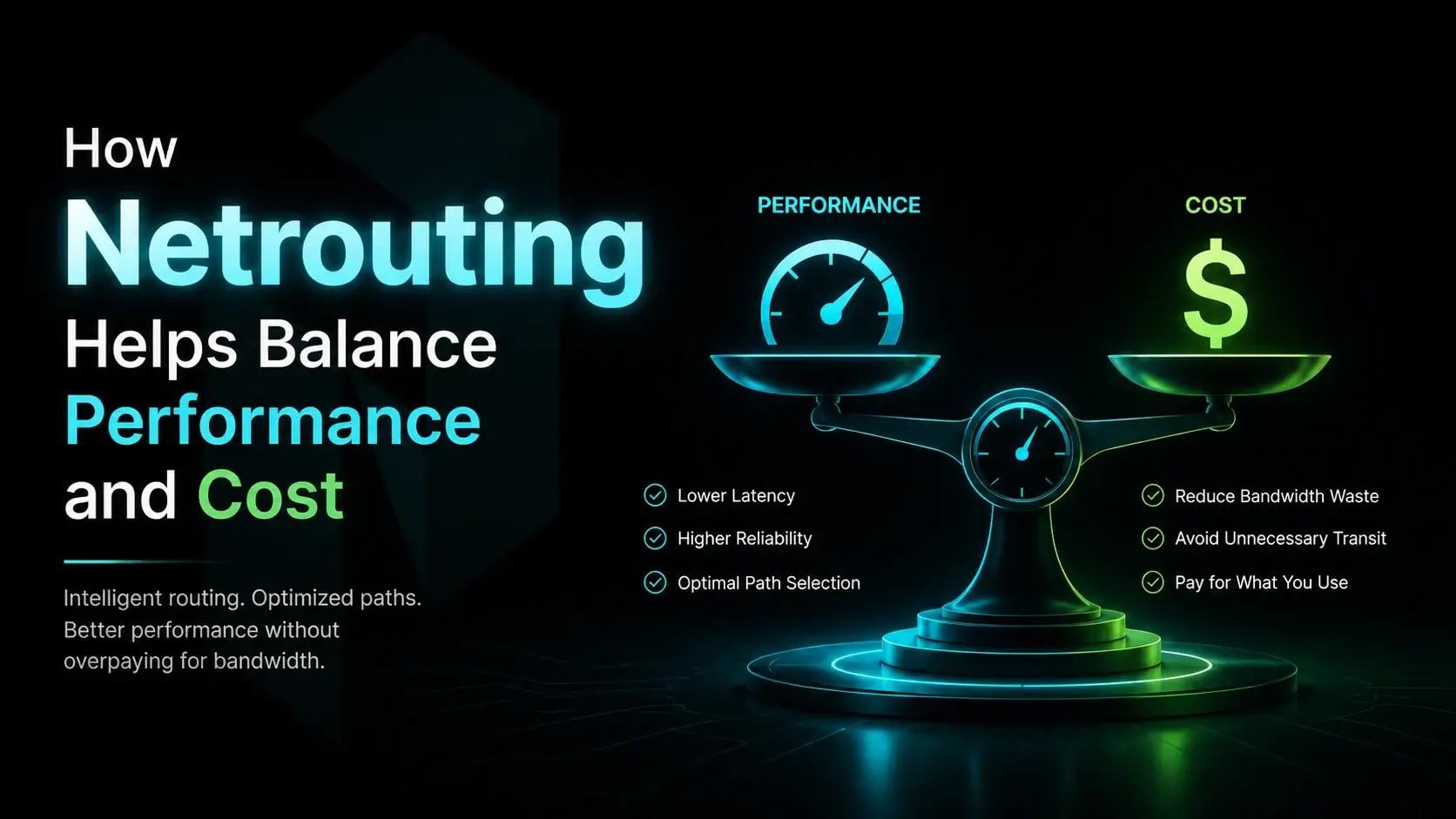 How Netrouting Helps Balance Performance and Cost