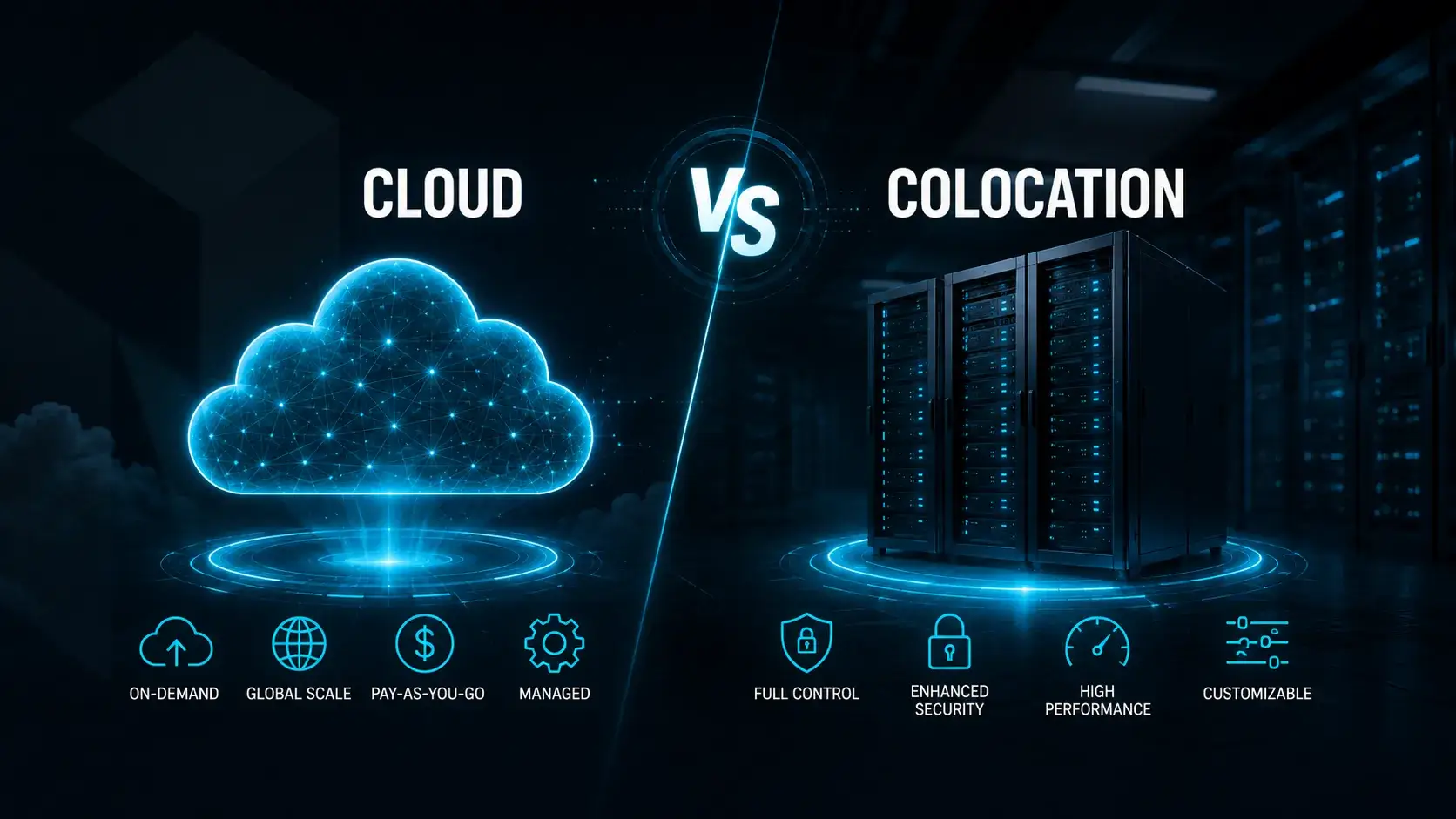 Cloud versus Colocation: Side by Side Comparison