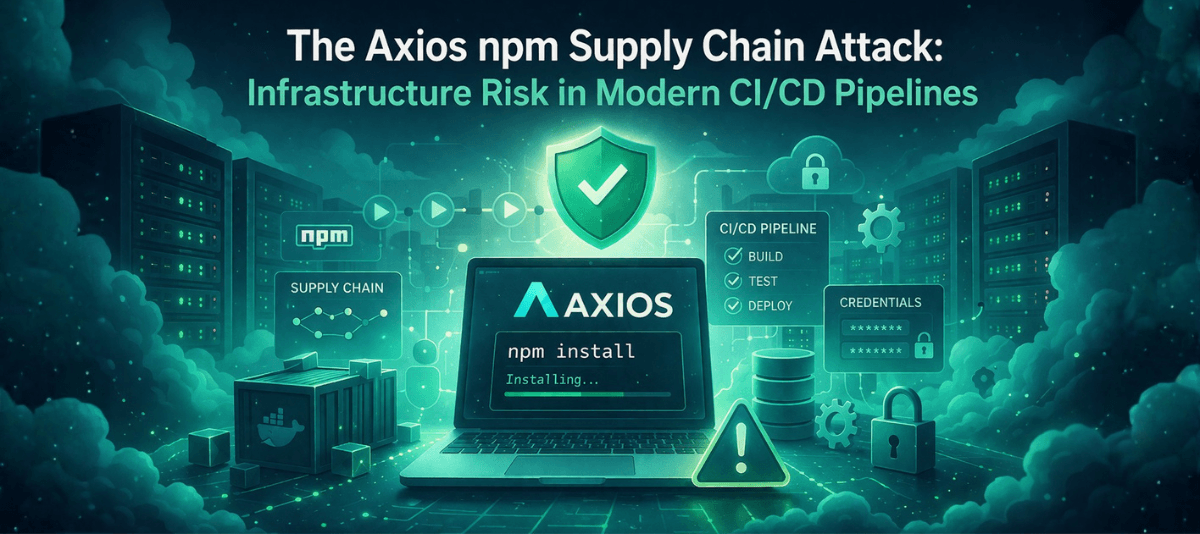 The Axios npm Supply Chain Attack: Infrastructure Risk in Modern CI/CD Pipelines