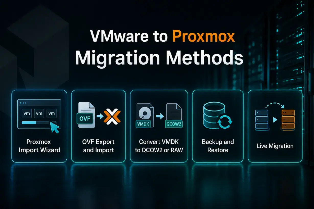 VMware to Proxmox Migration Methods
