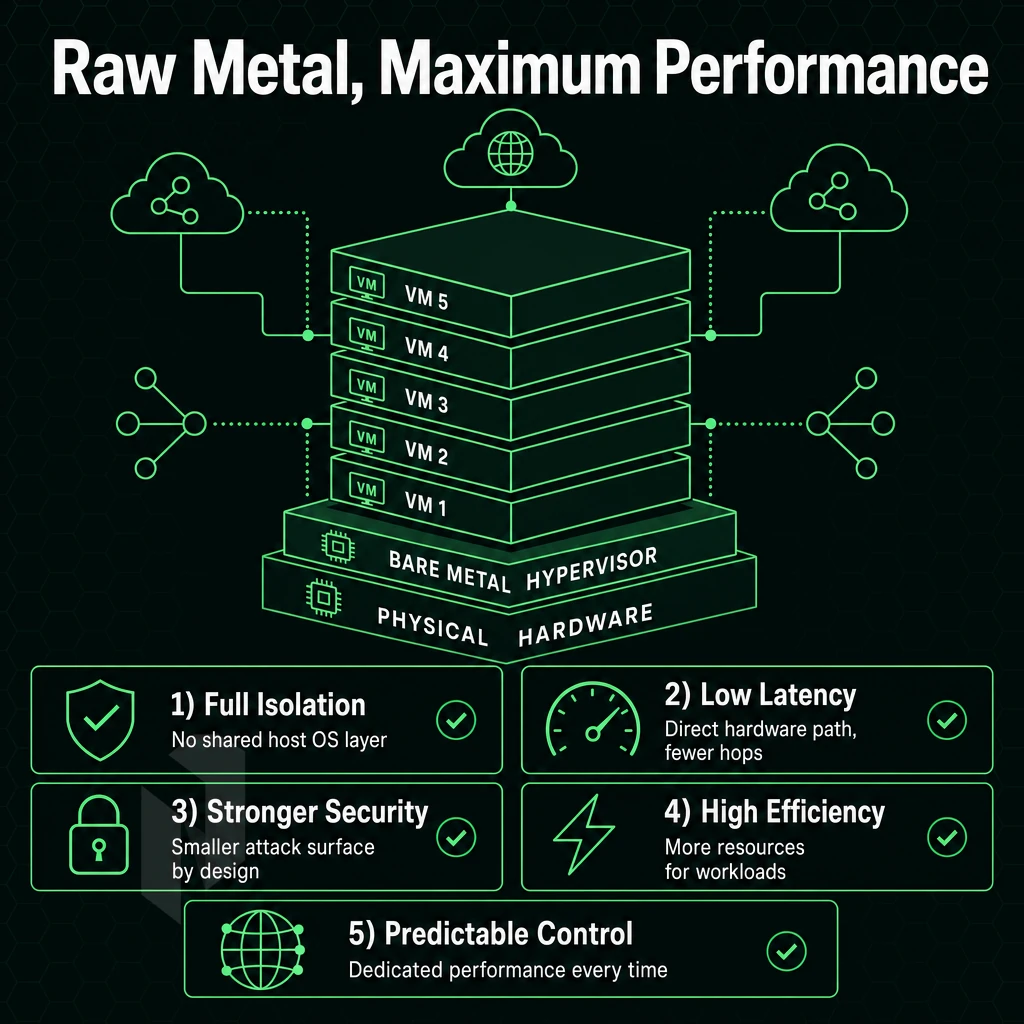 virtual machine stack with cloud connection lines