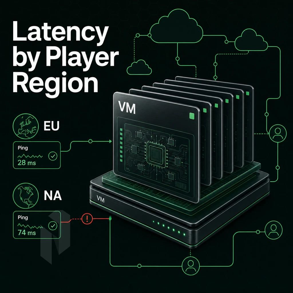 virtual machine stack with cloud connection lines