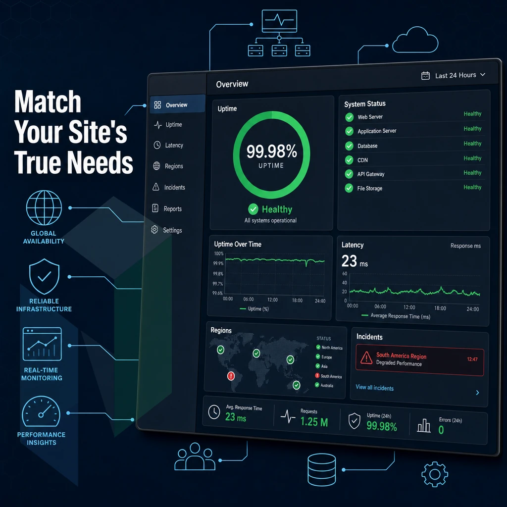 server uptime dashboard