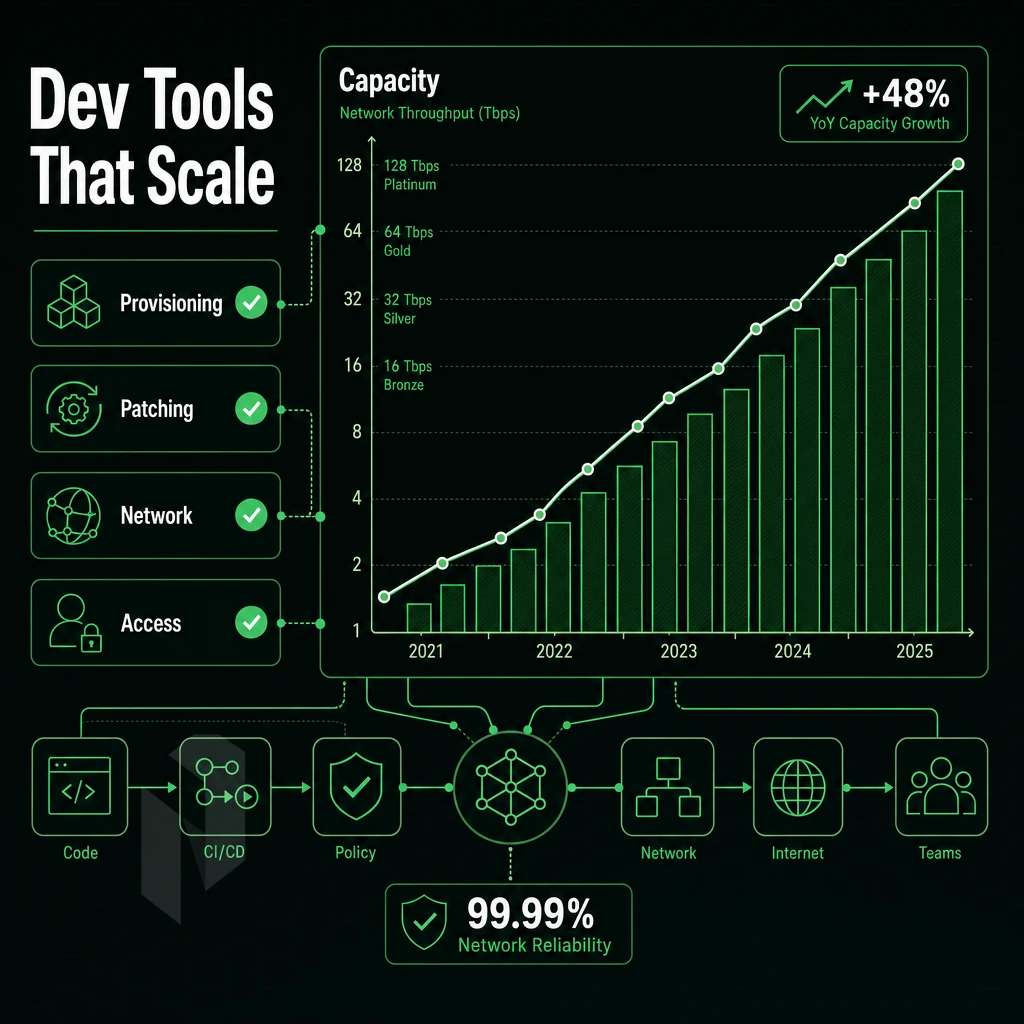 network capacity growth chart