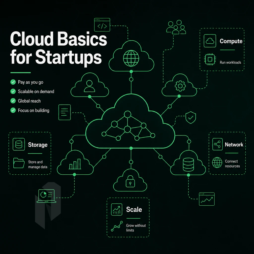cloud nodes with connection lines