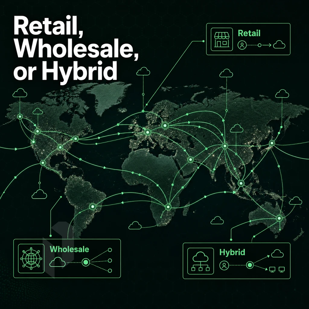 global network map with data flow routes