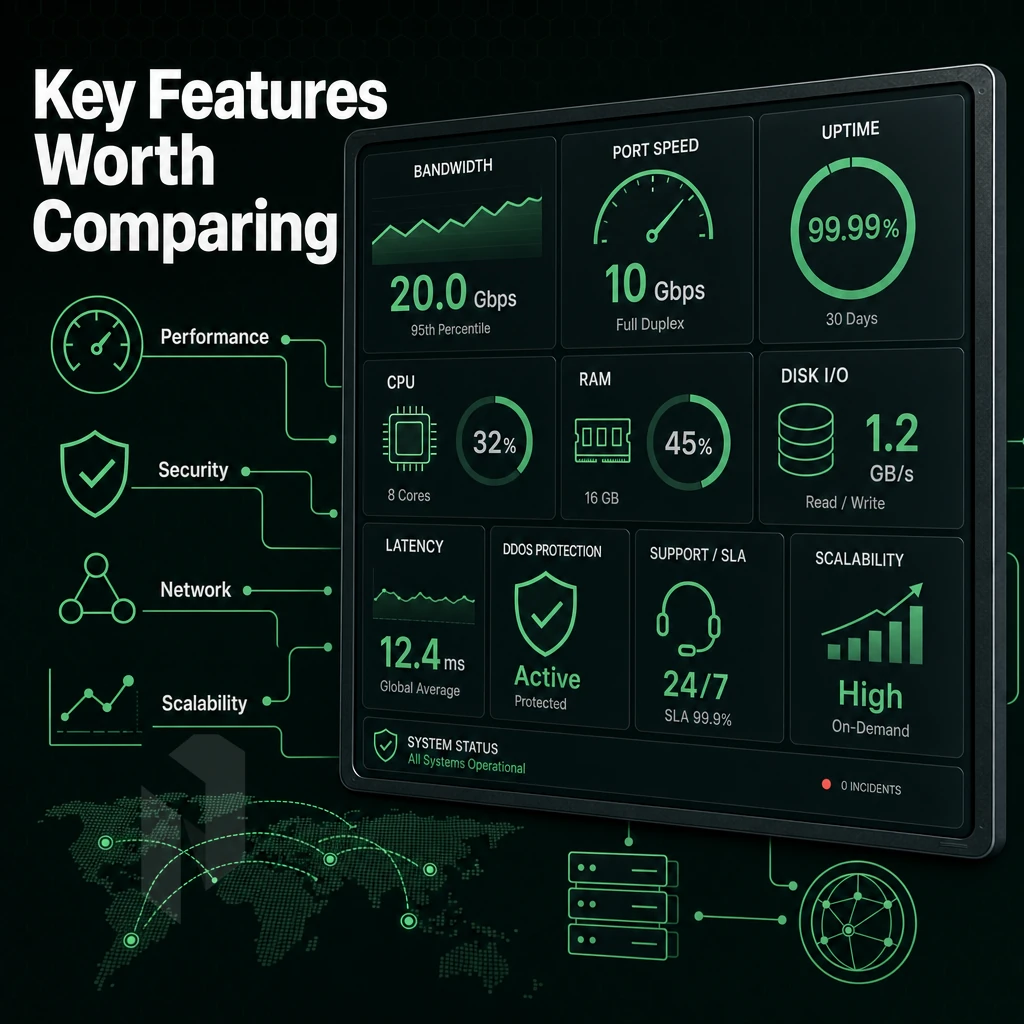 performance metrics panel