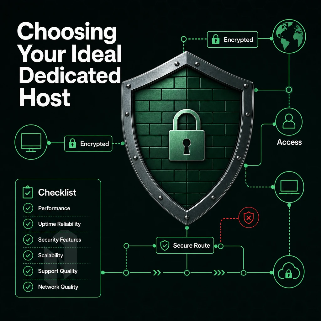 firewall shield with encrypted connection lines