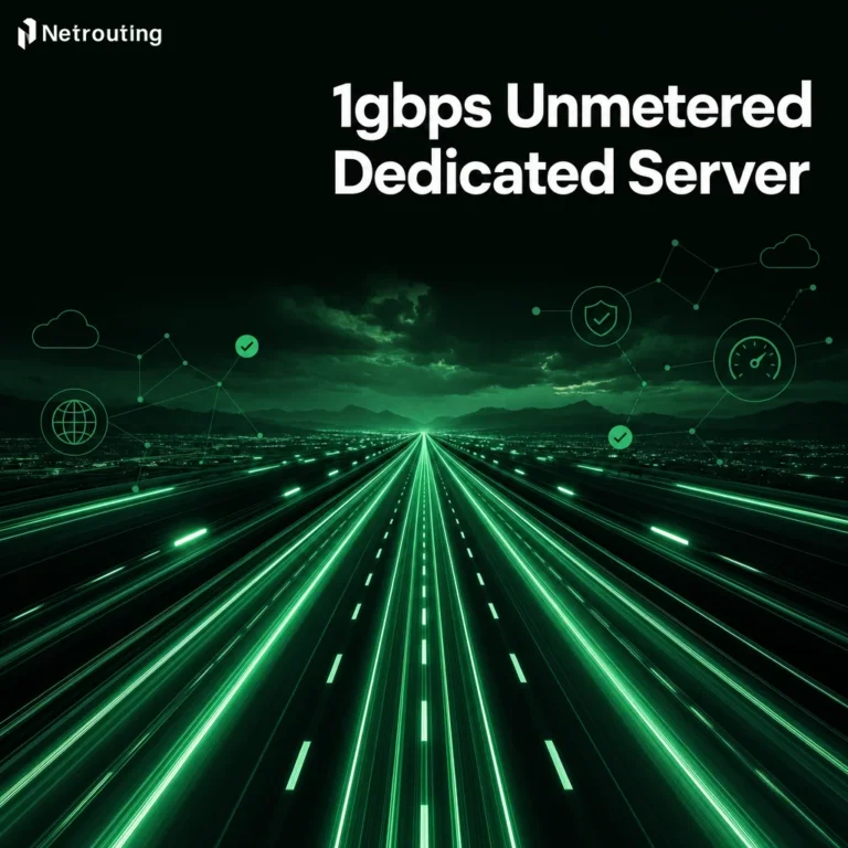 1Gbps Unmetered Dedicated Server, No Overage Fees