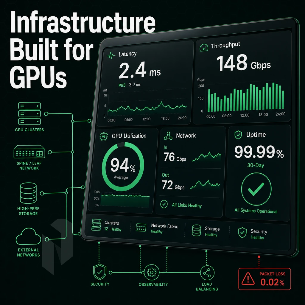 performance metrics panel