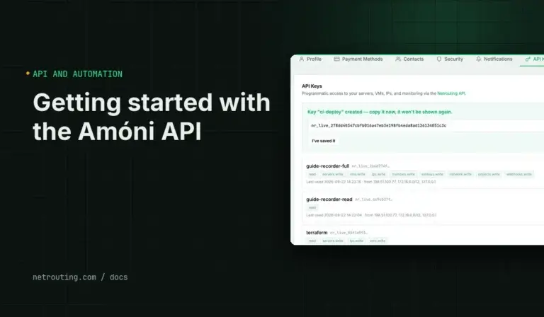 Getting started with the Amóni API