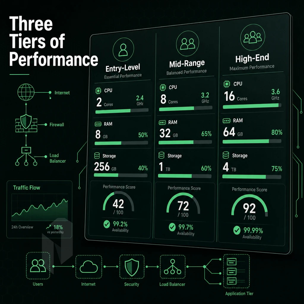 performance metrics panel