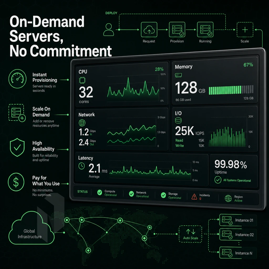 performance metrics panel
