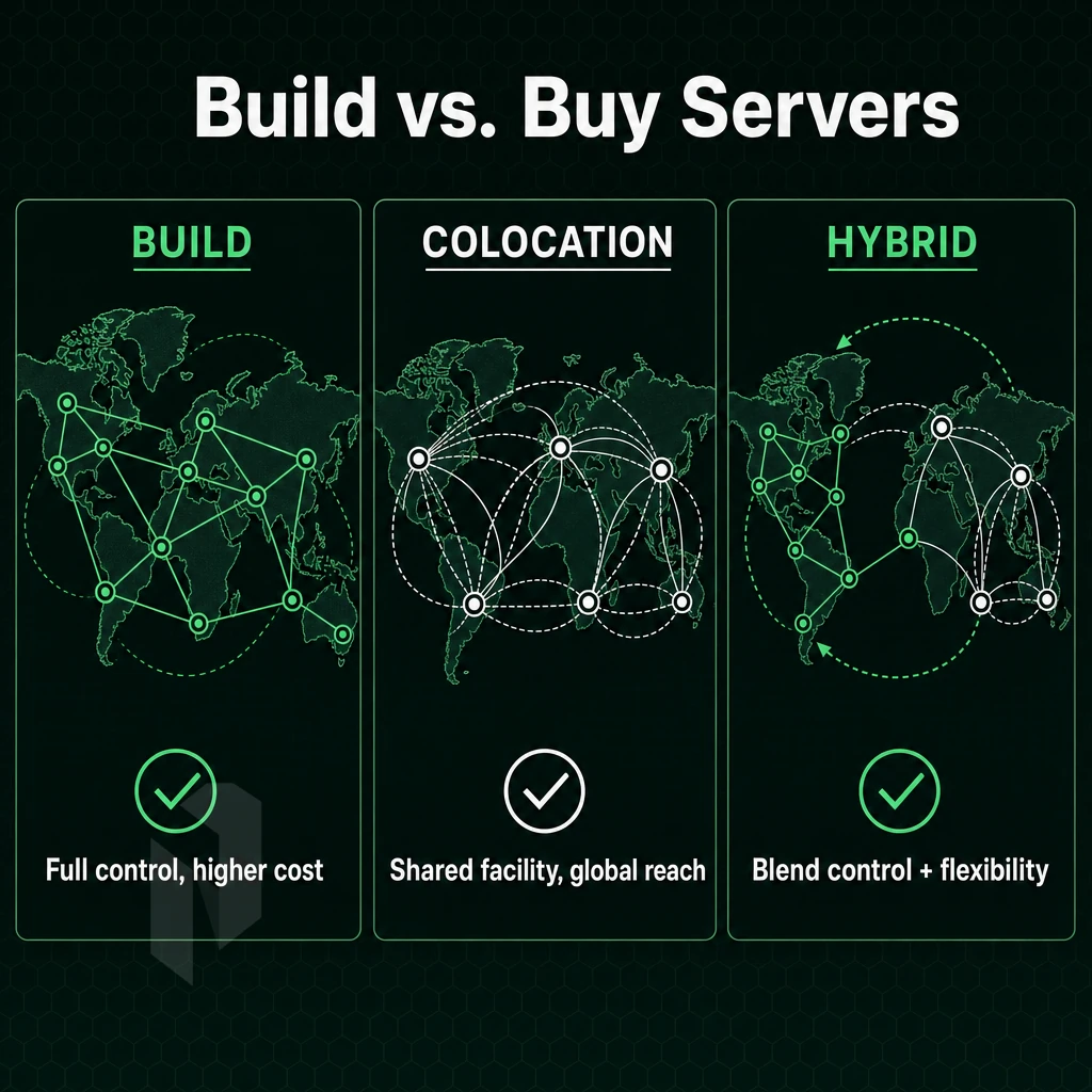 global network map with data flow routes