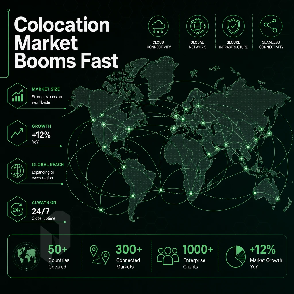 global network map with data flow routes