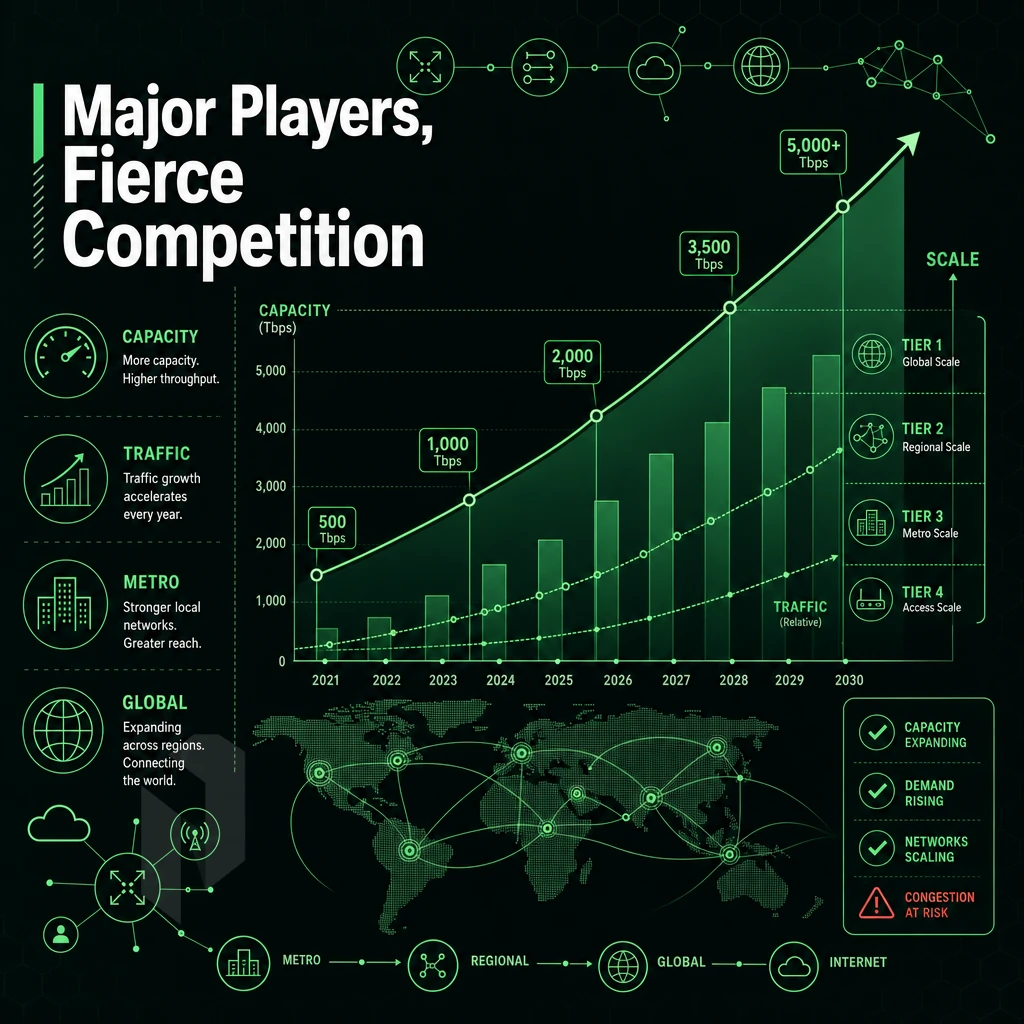 network capacity growth chart