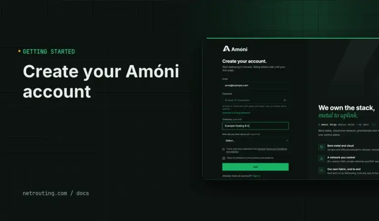Create Your Amóni Account: Sign Up, Confirm Your Email, First Sign-In