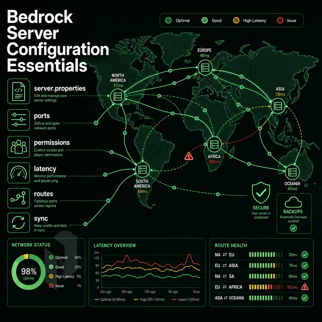 global network map with data flow routes