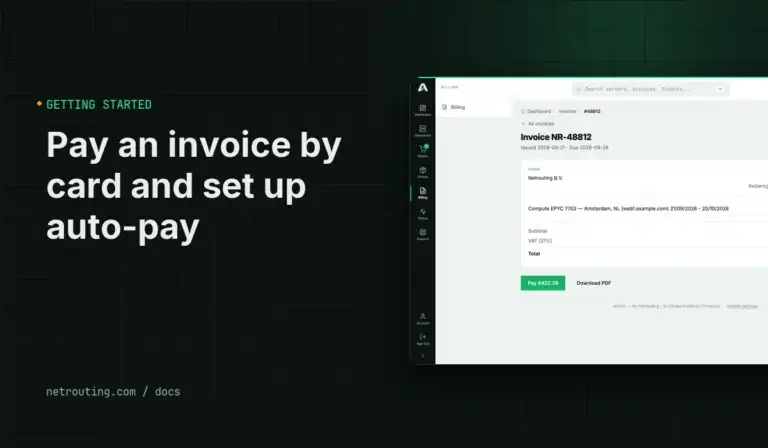 Pay an Invoice by Card and Set Up Auto-Pay in Amóni