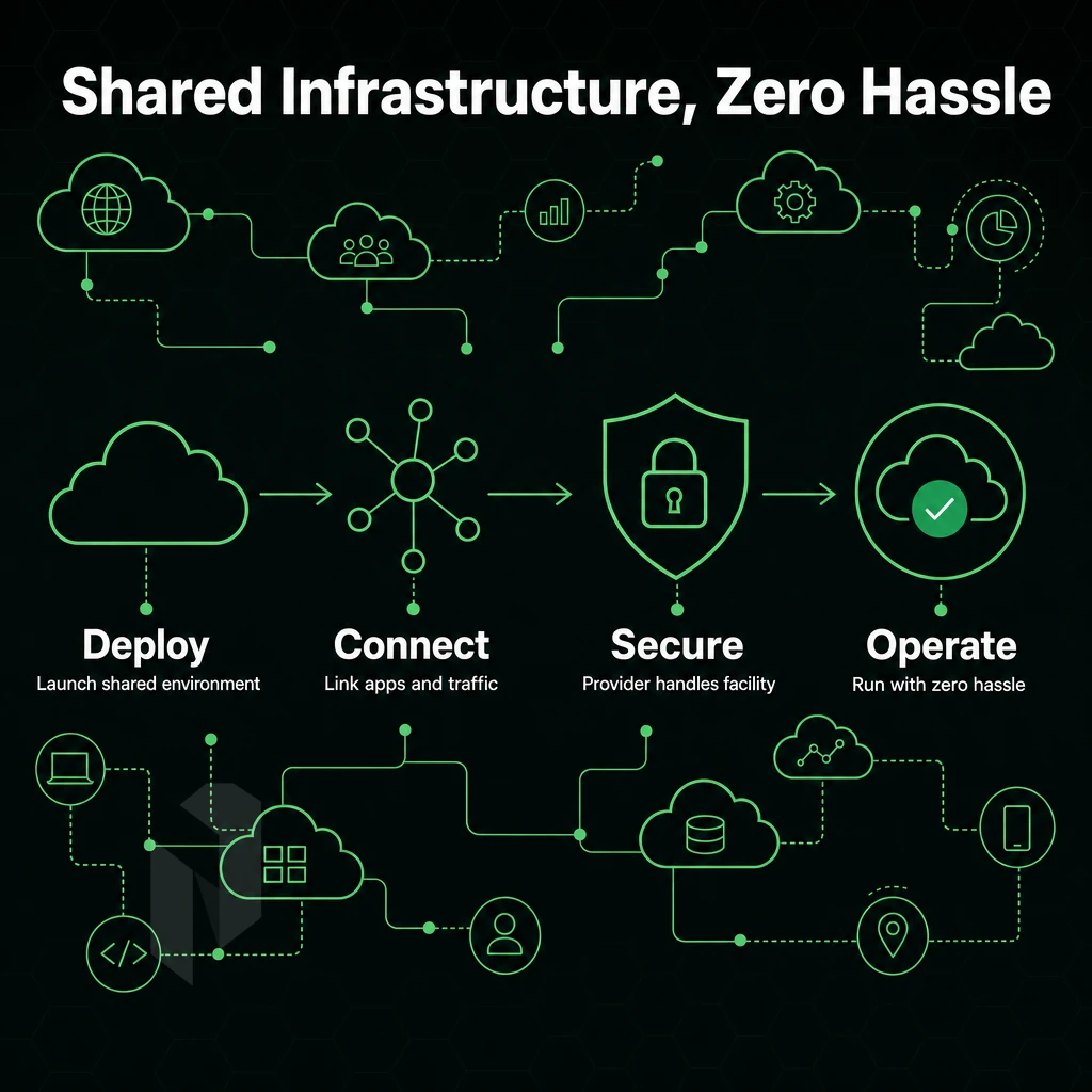 cloud nodes with connection lines