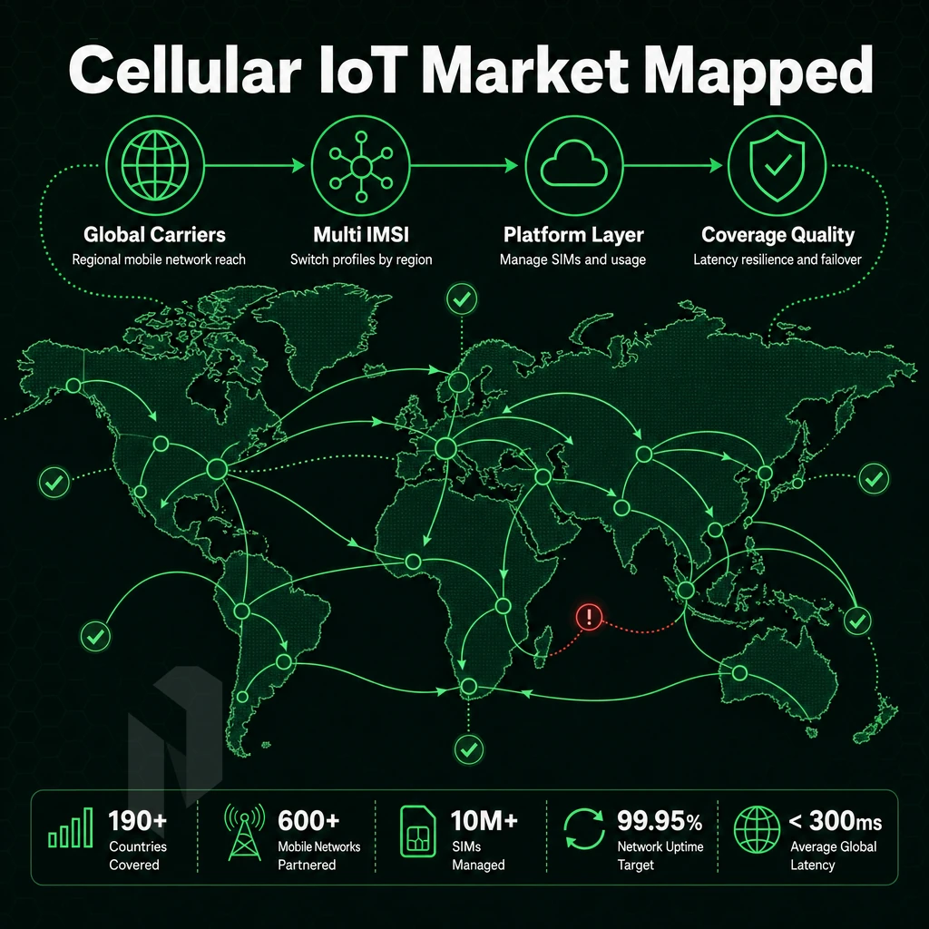 global network map with data flow routes
