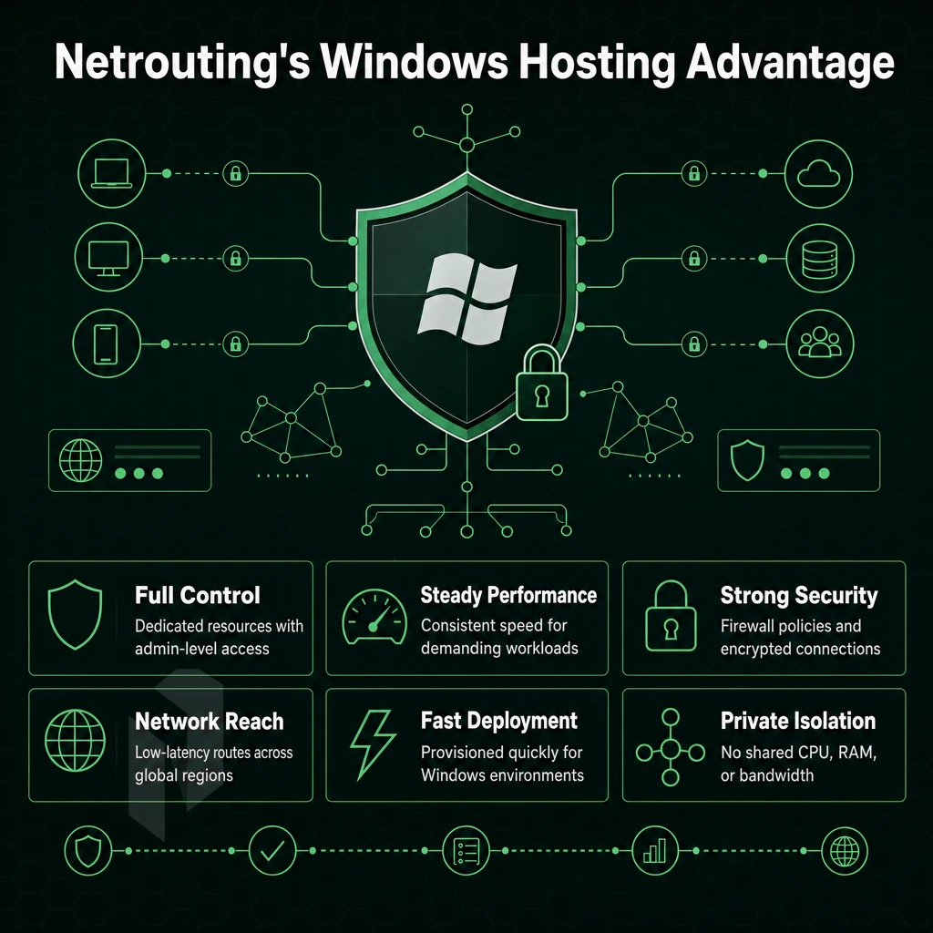 firewall shield with encrypted connection lines