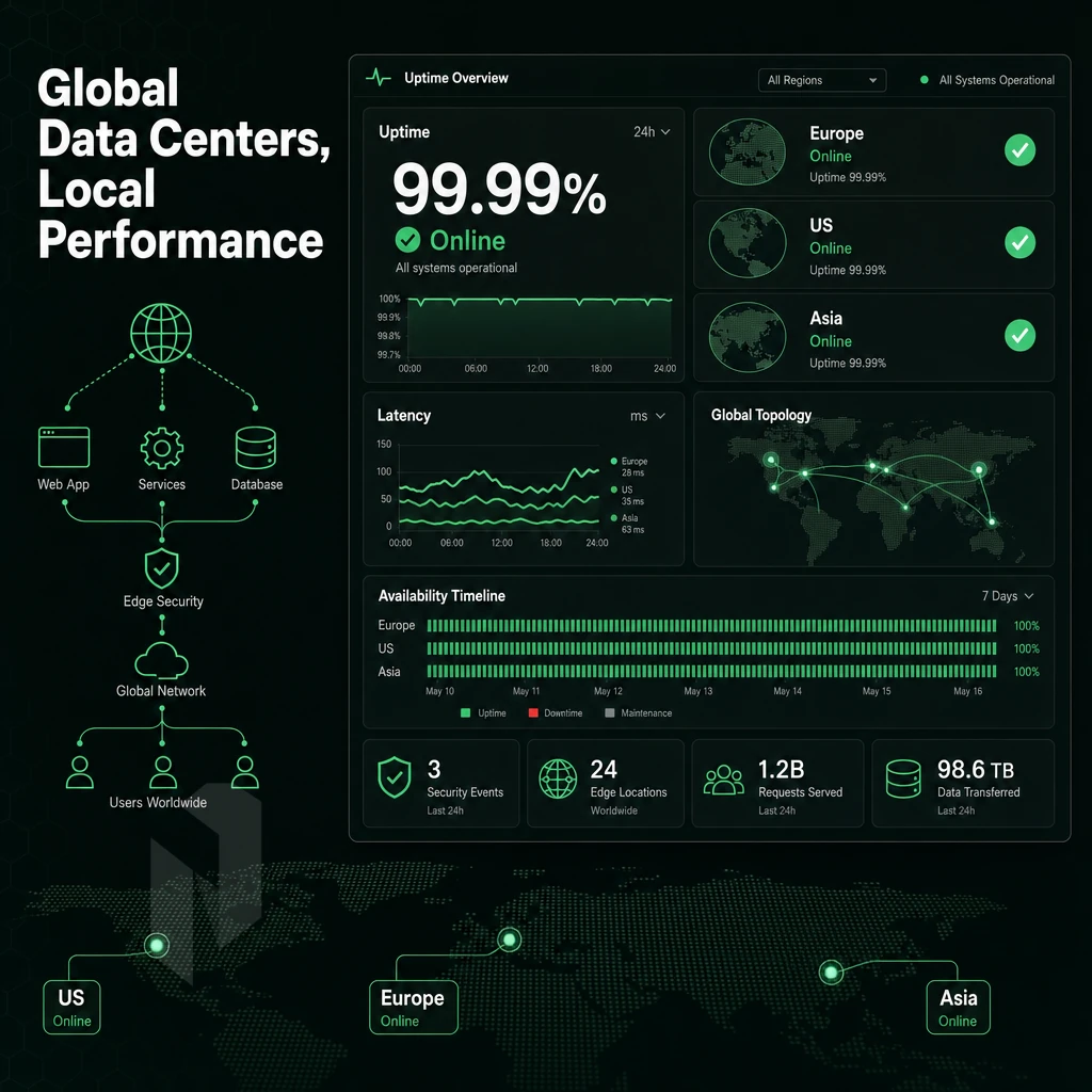 server uptime dashboard
