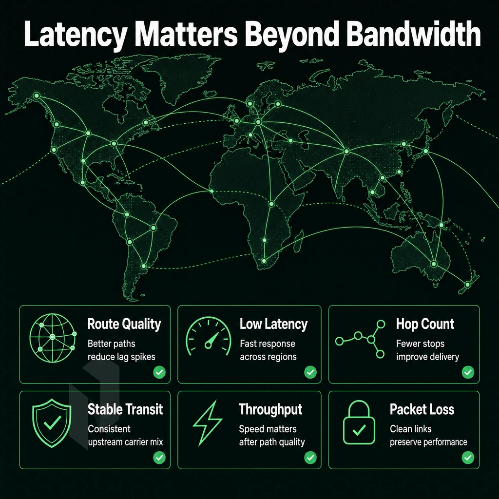 global network map with data flow routes